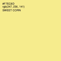 #F7EC8D - Sweet Corn Color Image